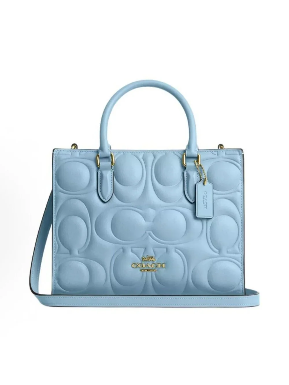 coach Maggie Small Tote Bag In Signature Leather cy670